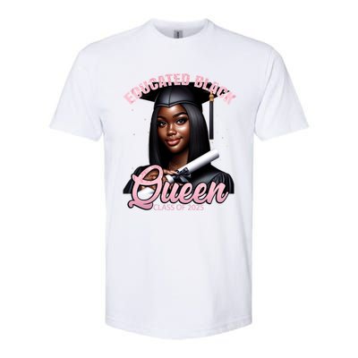 Black Graduation Hbcu Senior Melanin Pink Class Of 2025 Cute Gift Softstyle CVC T-Shirt