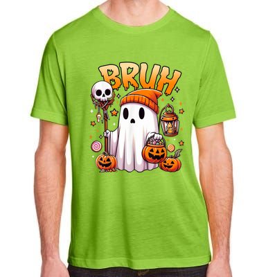 Bruh Ghost Halloween Cute Ghost Trick Or Treat Candy Adult ChromaSoft Performance T-Shirt