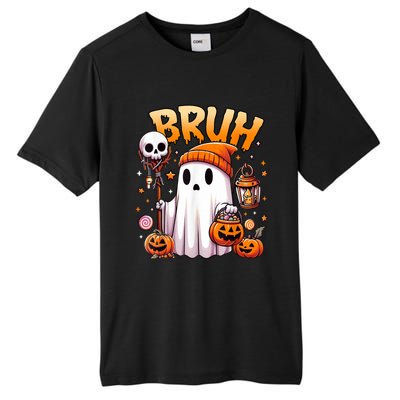 Bruh Ghost Halloween Cute Ghost Trick Or Treat Candy Tall Fusion ChromaSoft Performance T-Shirt