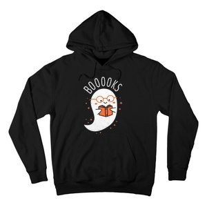 Booooks Ghost Halloween Teacher Book Library Reading Hoodie