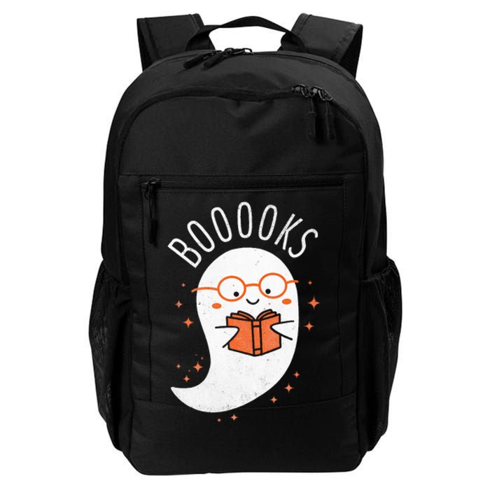 Booooks Ghost Halloween Teacher Book Library Reading Daily Commute Backpack