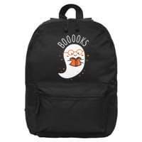 Booooks Ghost Halloween Teacher Book Library Reading 16 in Basic Backpack