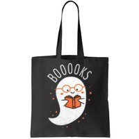 Booooks Ghost Halloween Teacher Book Library Reading Tote Bag