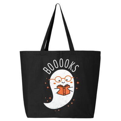 Booooks Ghost Halloween Teacher Book Library Reading 25L Jumbo Tote