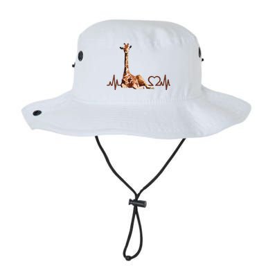 Birthday Giraffe Heartbeat Shirts For Woman Man Legacy Cool Fit Booney Bucket Hat