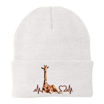 Birthday Giraffe Heartbeat Shirts For Woman Man Knit Cap Winter Beanie