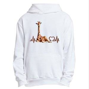 Birthday Giraffe Heartbeat Shirts For Woman Man Urban Pullover Hoodie