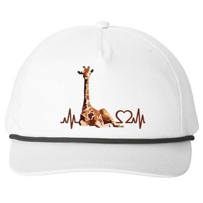 Birthday Giraffe Heartbeat Shirts For Woman Man Snapback Five-Panel Rope Hat