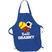 Ball Granny Heart Funny Softball Soccer Basketball Granny Gift Apron