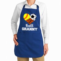 Ball Granny Heart Funny Softball Soccer Basketball Granny Gift Apron