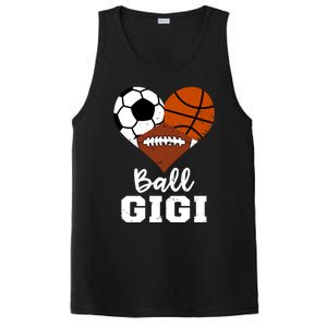 Ball Gigi Heart Funny Soccer Basketball Football Gigi Gift PosiCharge Competitor Tank