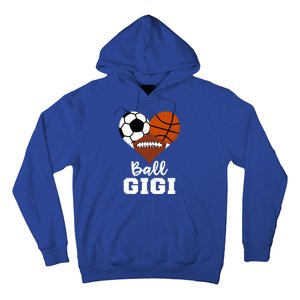 Ball Gigi Heart Funny Soccer Basketball Football Gigi Gift Hoodie