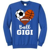 Ball Gigi Heart Funny Soccer Basketball Football Gigi Gift Sweatshirt