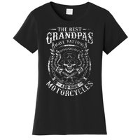 Best Grandpas Have Tattoos And Ride Motorcycles Biker Biking Women's T-Shirt