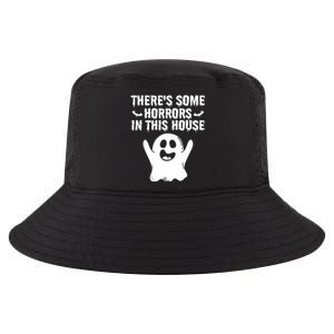 Boo Ghost Halloween Theres Some Horrors In House Vibe Gift Cool Comfort Performance Bucket Hat