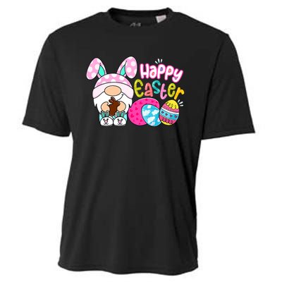 Bunny Gnome Hug Easter Eggs Hunting Happy Easter Day Gift Cooling Performance Crew T-Shirt