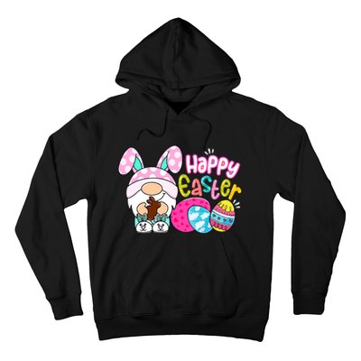 Bunny Gnome Hug Easter Eggs Hunting Happy Easter Day Gift Hoodie