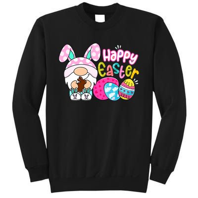 Bunny Gnome Hug Easter Eggs Hunting Happy Easter Day Gift Sweatshirt