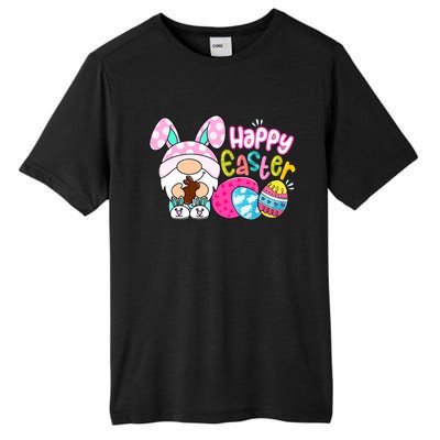 Bunny Gnome Hug Easter Eggs Hunting Happy Easter Day Gift Tall Fusion ChromaSoft Performance T-Shirt