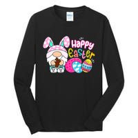 Bunny Gnome Hug Easter Eggs Hunting Happy Easter Day Gift Tall Long Sleeve T-Shirt