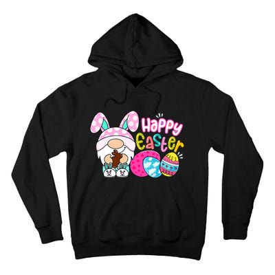 Bunny Gnome Hug Easter Eggs Hunting Happy Easter Day Gift Tall Hoodie