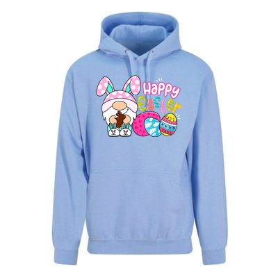 Bunny Gnome Hug Easter Eggs Hunting Happy Easter Day Gift Unisex Surf Hoodie