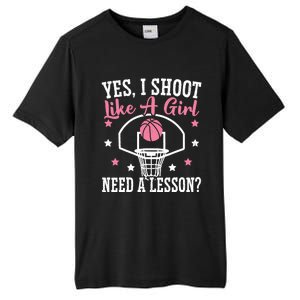 Basketball Girl Hoop Junkie Sport Lover Basketball Player Tall Fusion ChromaSoft Performance T-Shirt