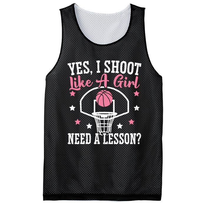 Basketball Girl Hoop Junkie Sport Lover Basketball Player Mesh Reversible Basketball Jersey Tank