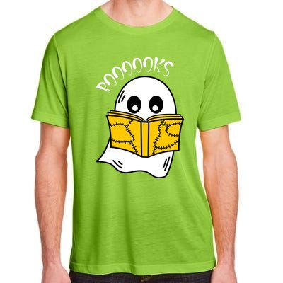 Booooks Ghost Halloween Reading Cute Ghost Reading Book Cool Gift Adult ChromaSoft Performance T-Shirt