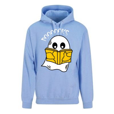 Booooks Ghost Halloween Reading Cute Ghost Reading Book Cool Gift Unisex Surf Hoodie