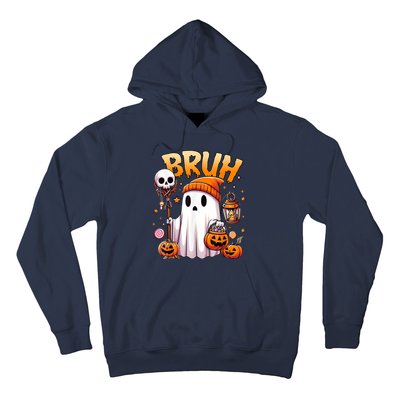 Bruh Ghost Halloween Cute Ghost Trick Or Treat Hoodie