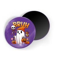 Bruh Ghost Halloween Cute Ghost Trick Or Treat Magnet