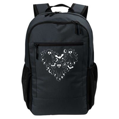 Boo Ghost Heart Halloween Festive Daily Commute Backpack