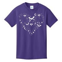 Boo Ghost Heart Halloween Festive Kids T-Shirt