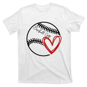 Baseball Gigi Heart, Funny Baseball Lover Raglan Baseball Tee T-Shirt