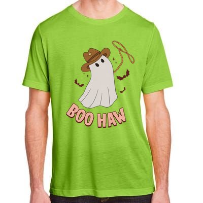 BooHaw Ghost Halloween Cowboy Cowgirl Costume Retro Adult ChromaSoft Performance T-Shirt