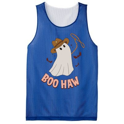 BooHaw Ghost Halloween Cowboy Cowgirl Costume Retro Mesh Reversible Basketball Jersey Tank