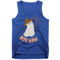 BooHaw Ghost Halloween Cowboy Cowgirl Costume Retro Tank Top