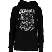 Best Grandpas Have Tattoos And Ride Motorcycles Biker Biking Womens Funnel Neck Pullover Hood