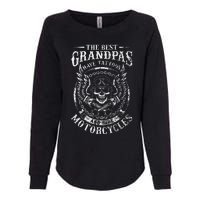 Best Grandpas Have Tattoos And Ride Motorcycles Biker Biking Womens California Wash Sweatshirt