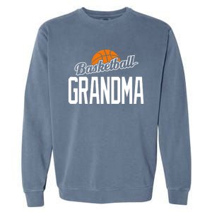 Basketball Grandma Hoop Sport Gift Garment-Dyed Sweatshirt