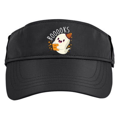 Books Ghost Halloween Cute Funny Adult Drive Performance Visor