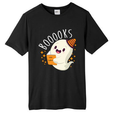 Books Ghost Halloween Cute Funny Tall Fusion ChromaSoft Performance T-Shirt