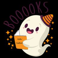 Books Ghost Halloween Cute Funny Mug