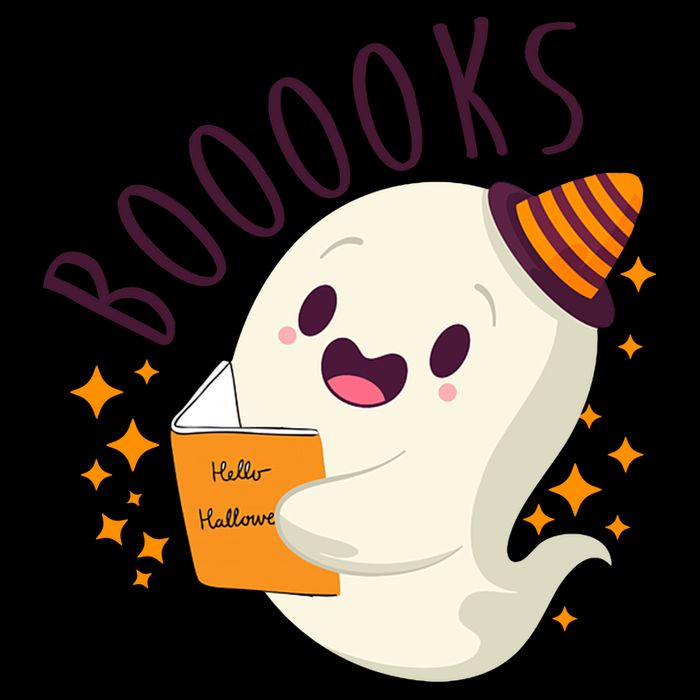 Books Ghost Halloween Cute Funny Mug