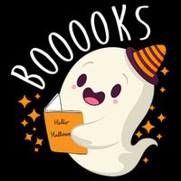 Books Ghost Halloween Cute Funny Zip Tote Bag
