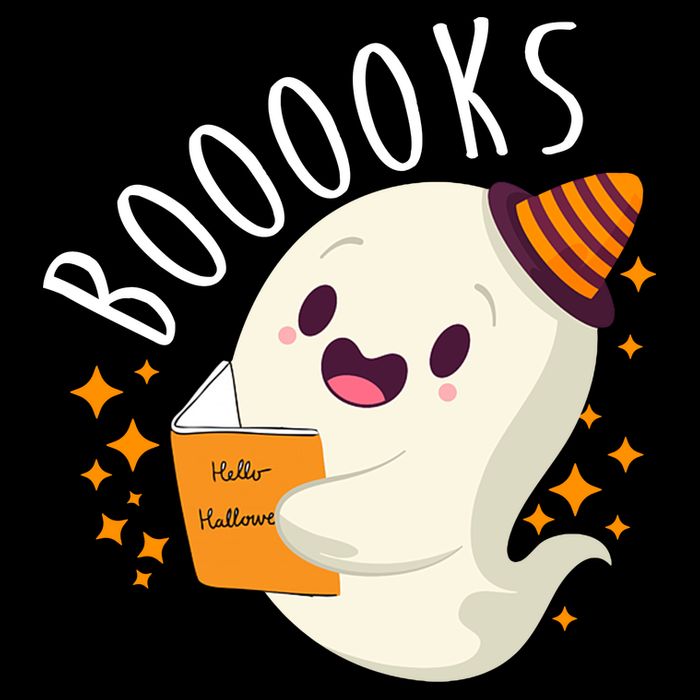 Books Ghost Halloween Cute Funny Zip Tote Bag