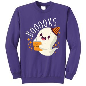 Books Ghost Halloween Cute Funny Sweatshirt