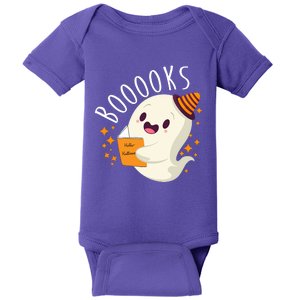 Books Ghost Halloween Cute Funny Baby Bodysuit