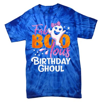 Birthday Ghoul Halloween Funny Fab BOO Lous Tie-Dye T-Shirt